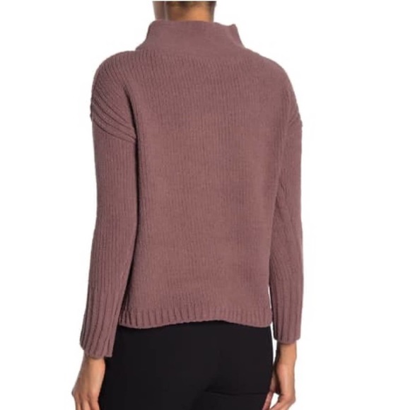 Catherine Malandrino Mauve Turtleneck Sweater - Picture 2 of 9